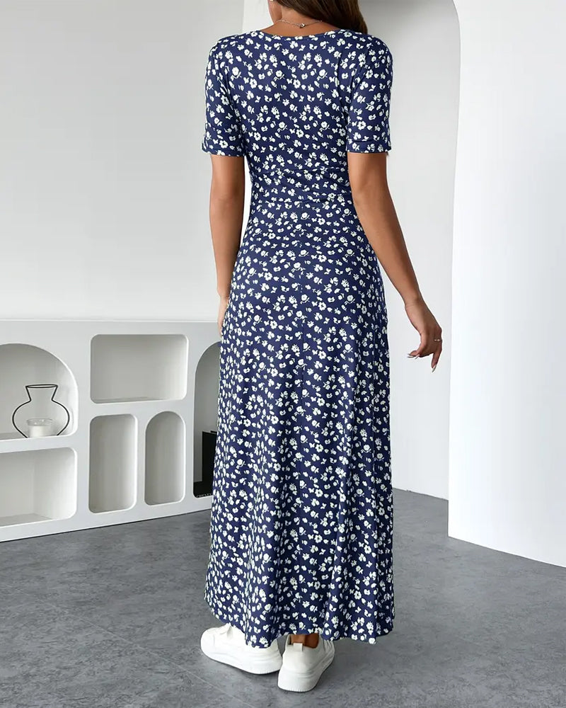 MW | Kleid Sexy Elegant Gemustert