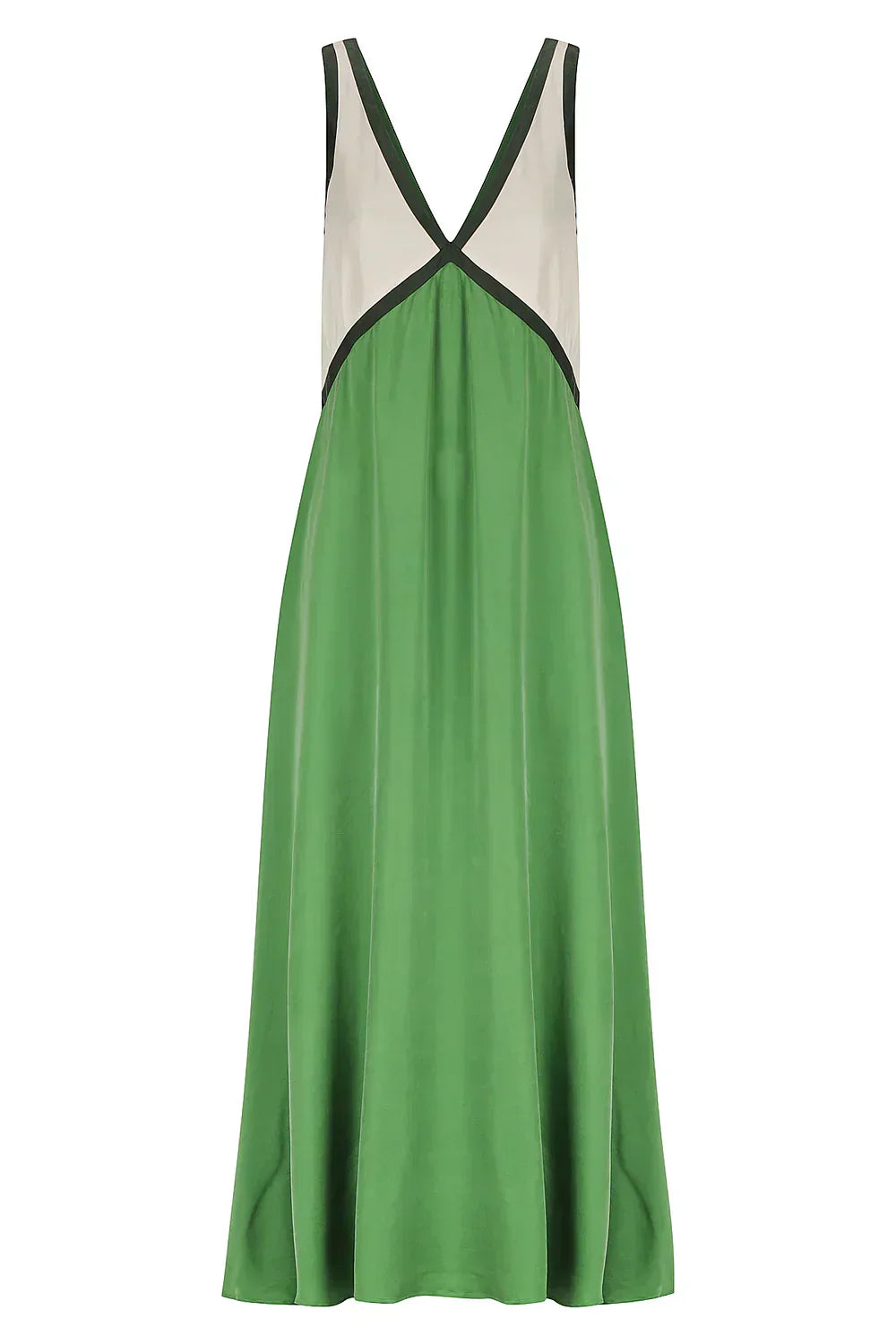 MW | Leichtes Maxikleid mit V-Ausschnitt