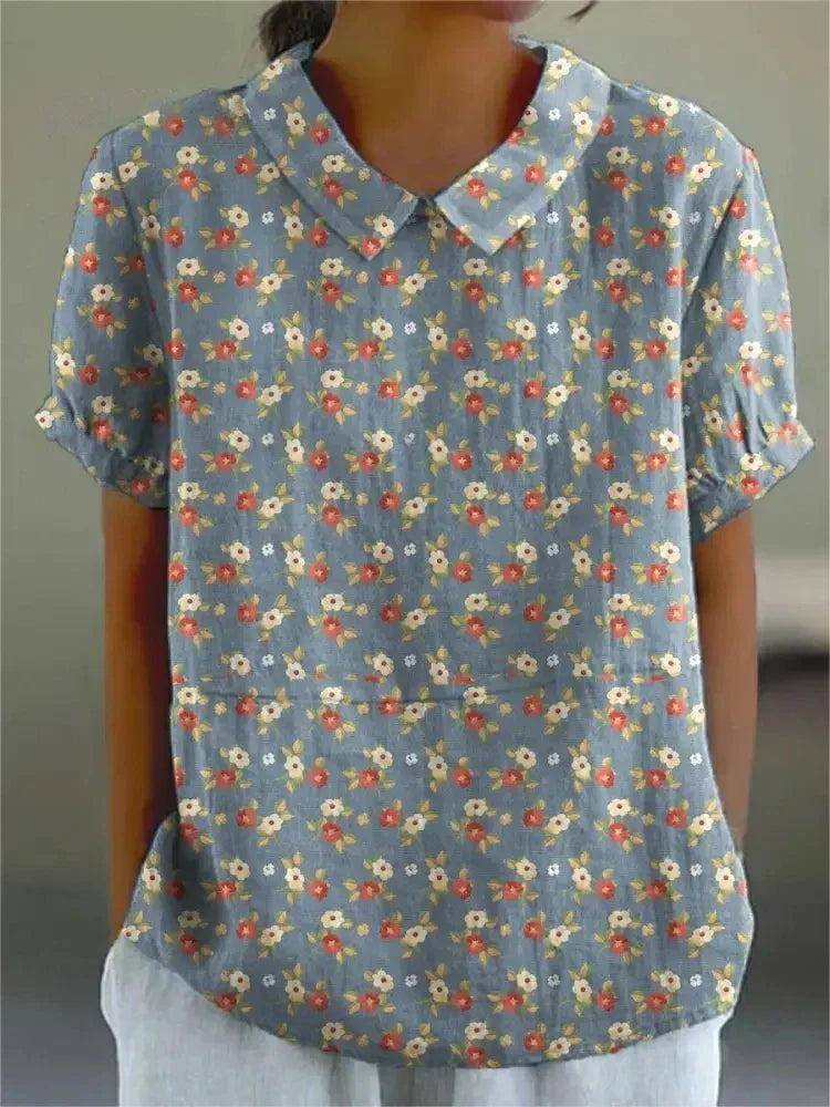 MW | Bluse mit Blumendruck für Frauen