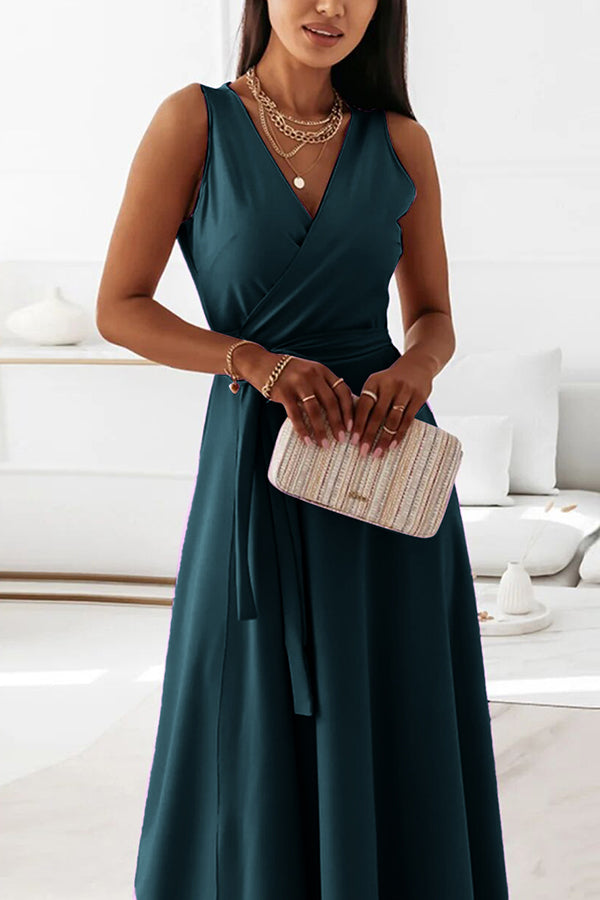 MW | Wickelträger-Maxikleid