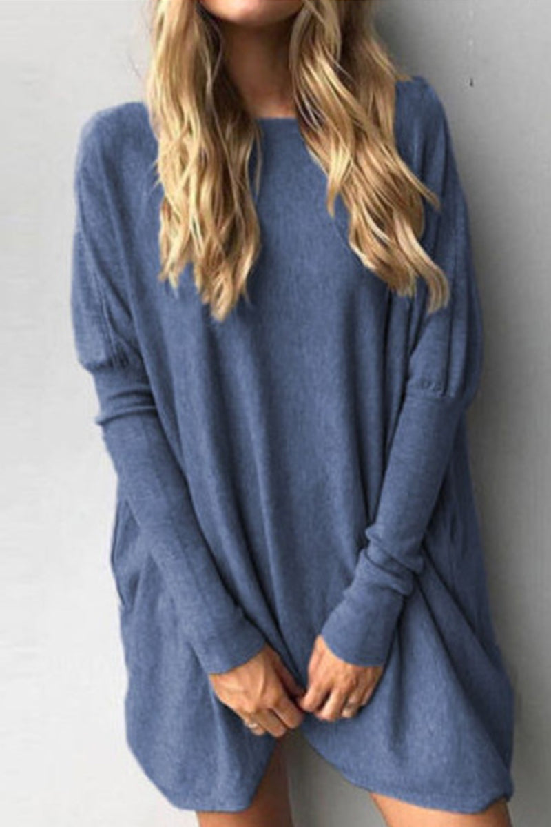 MW | Casual Daily Solid Solid Farbe O Neck T-Shirts (11 Farben)