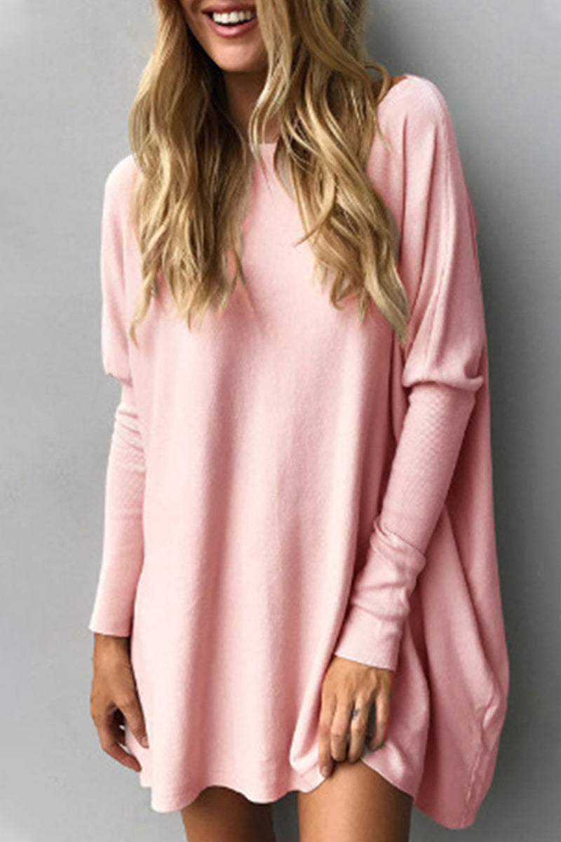 MW | Casual Daily Solid Solid Farbe O Neck T-Shirts (11 Farben)