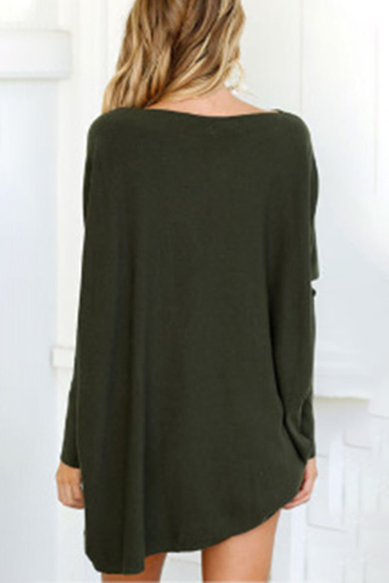 MW | Casual Daily Solid Solid Farbe O Neck T-Shirts (11 Farben)