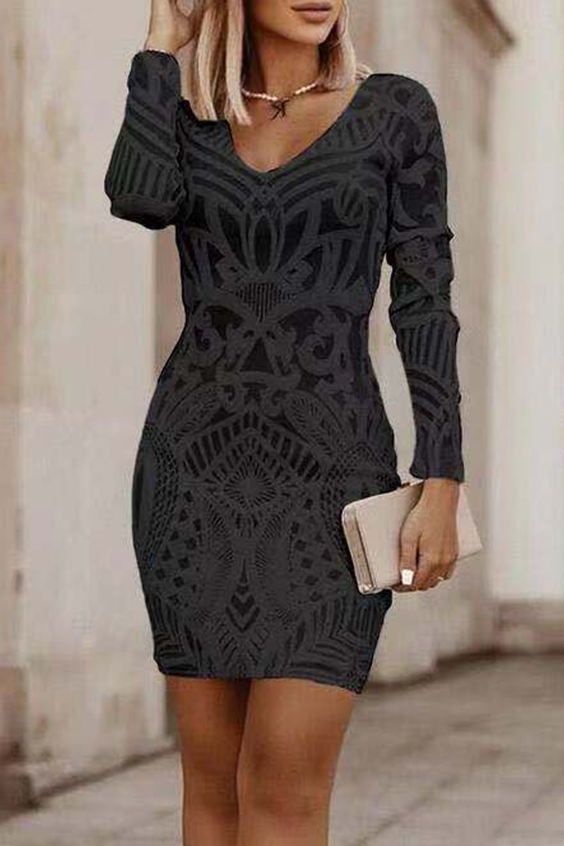 MW | Elegantes Guipure-Minikleid