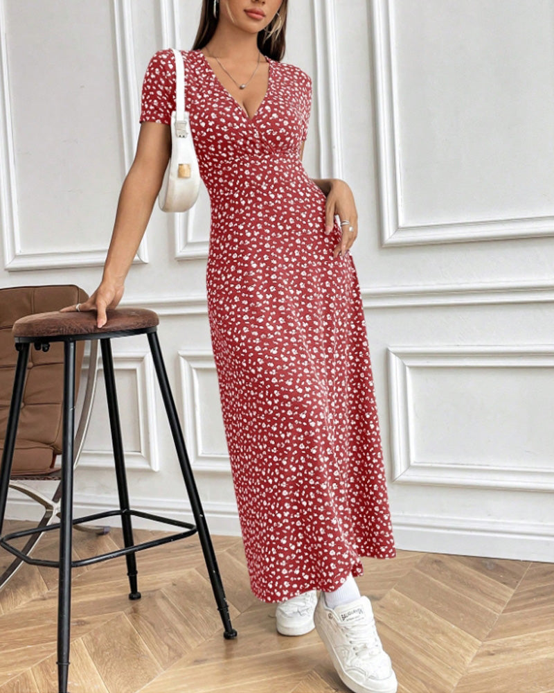 MW | Kleid Sexy Elegant Gemustert