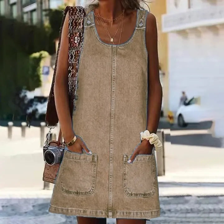 MW | ÄRMELLOSES MINIKLEID.