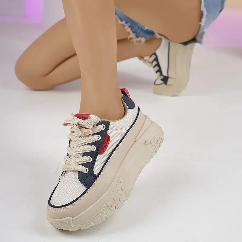 MW | DAMEN TURNSCHUHE MIT PLATEAU