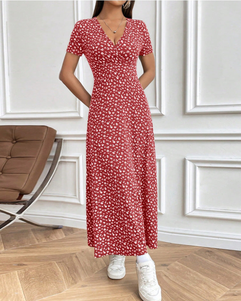 MW | Kleid Sexy Elegant Gemustert