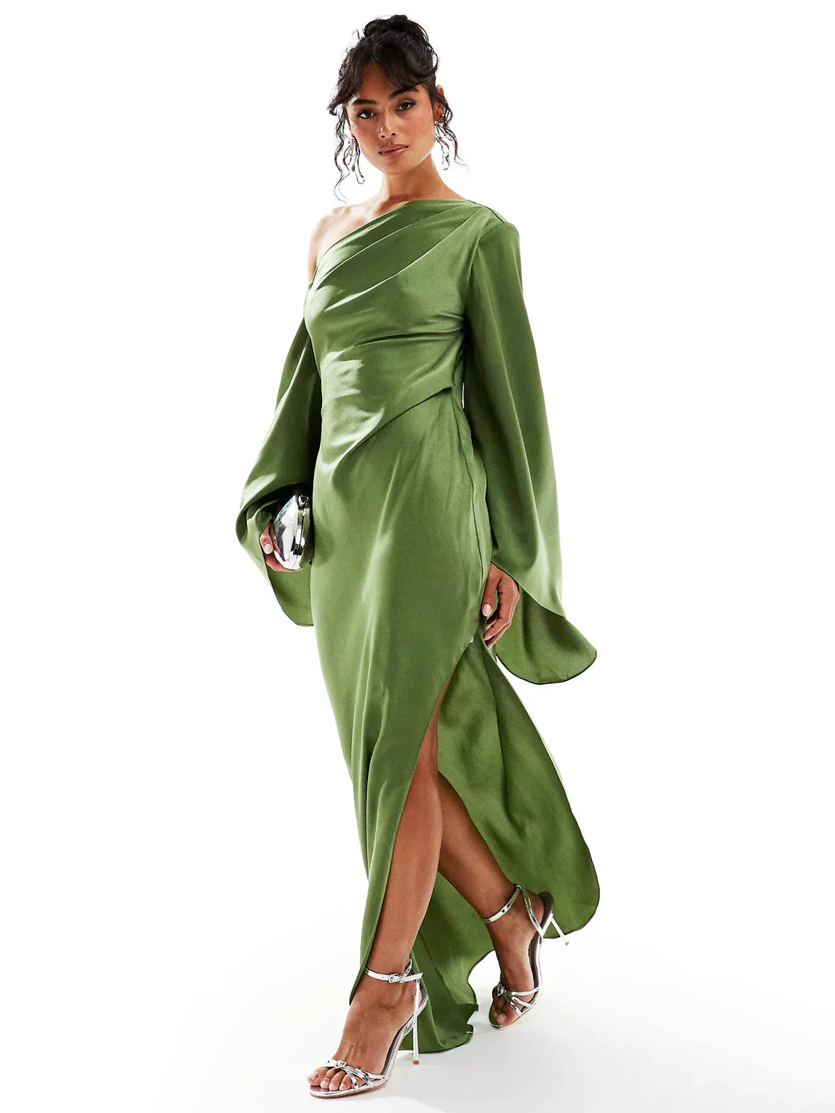 MW | Isabella Ein-Schulter-Maxikleid