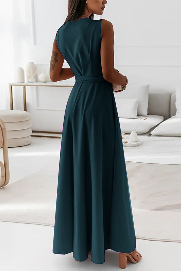 MW | Wickelträger-Maxikleid