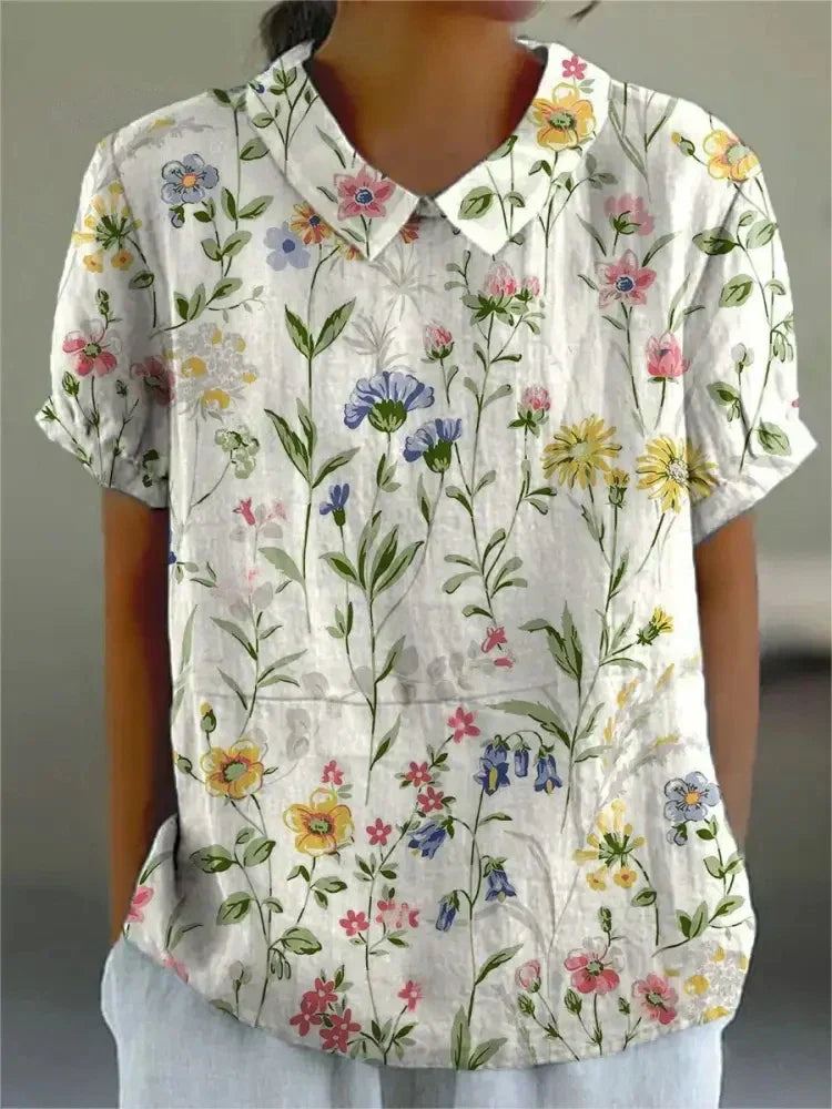 MW | Bluse mit Blumendruck für Frauen