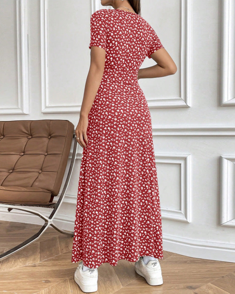 MW | Kleid Sexy Elegant Gemustert