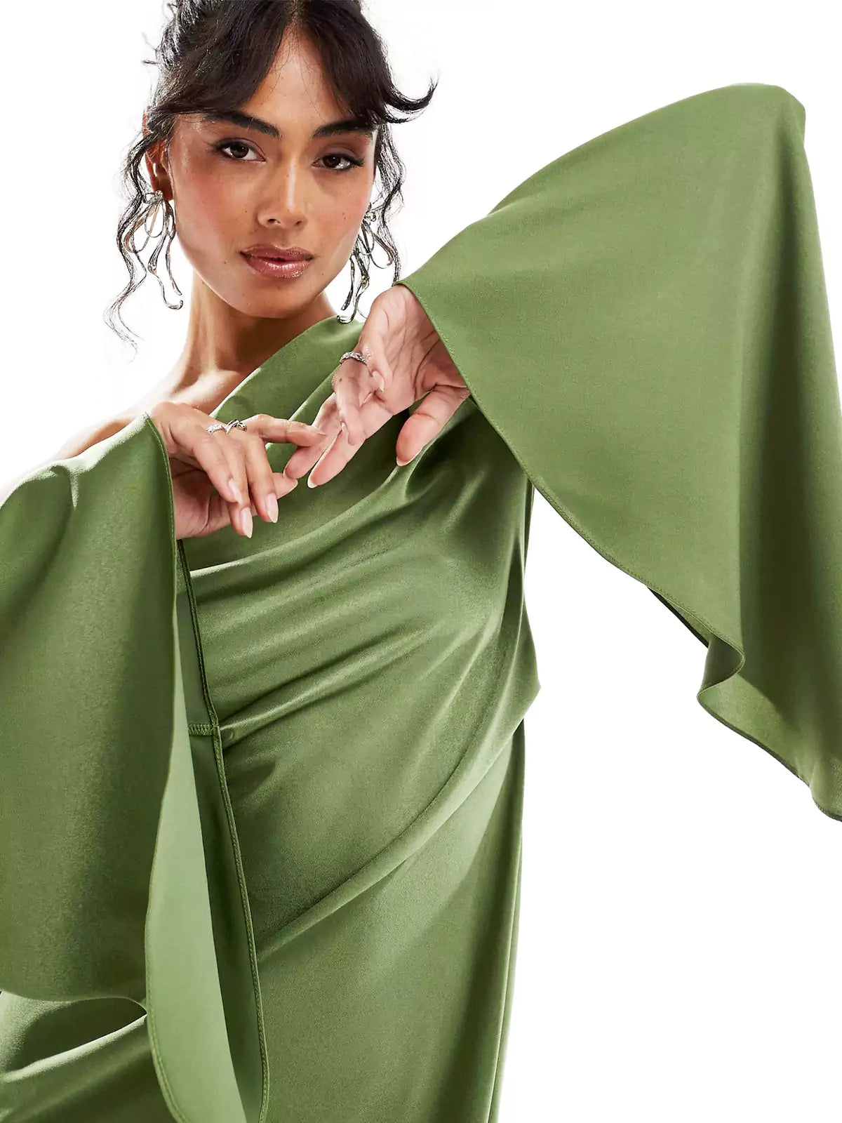 MW | Isabella Ein-Schulter-Maxikleid
