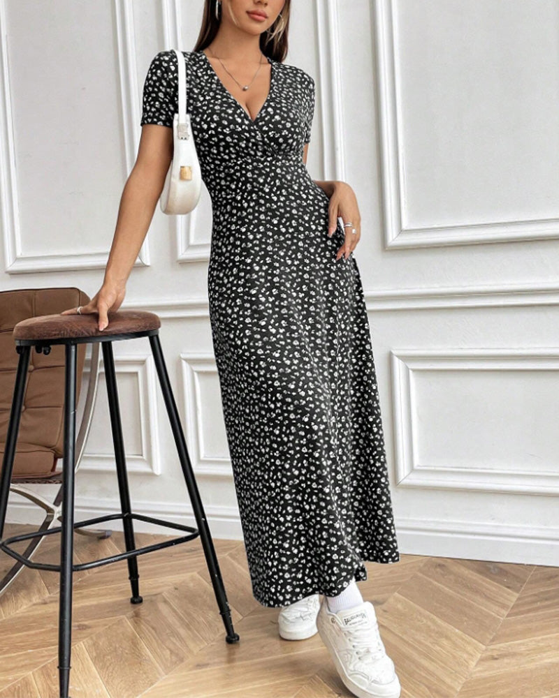 MW | Kleid Sexy Elegant Gemustert