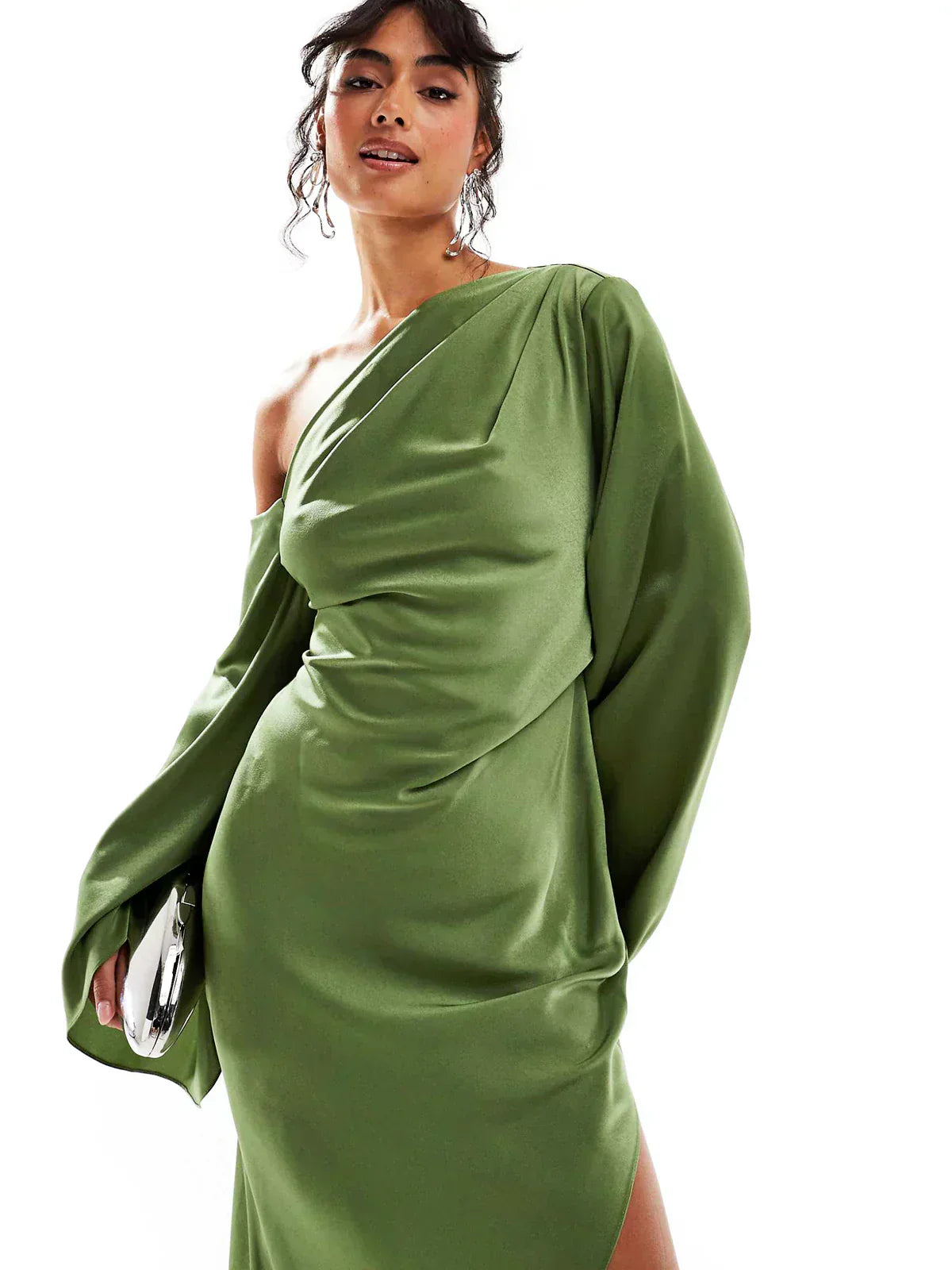 MW | Isabella Ein-Schulter-Maxikleid