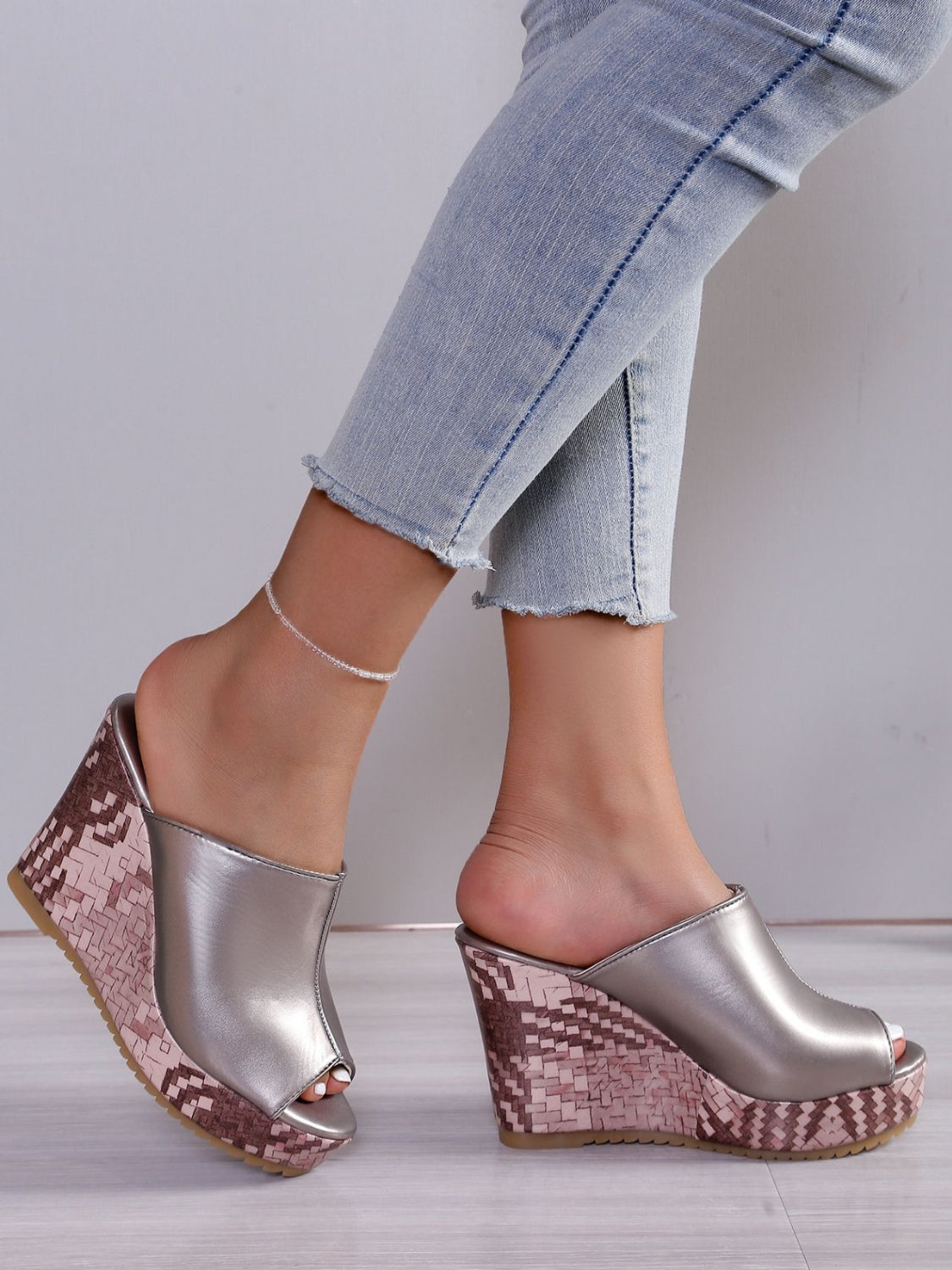 MW | High Heel Sandalen aus PU-Leder