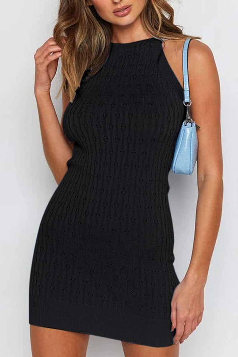MW | Rippstrick-Minikleid