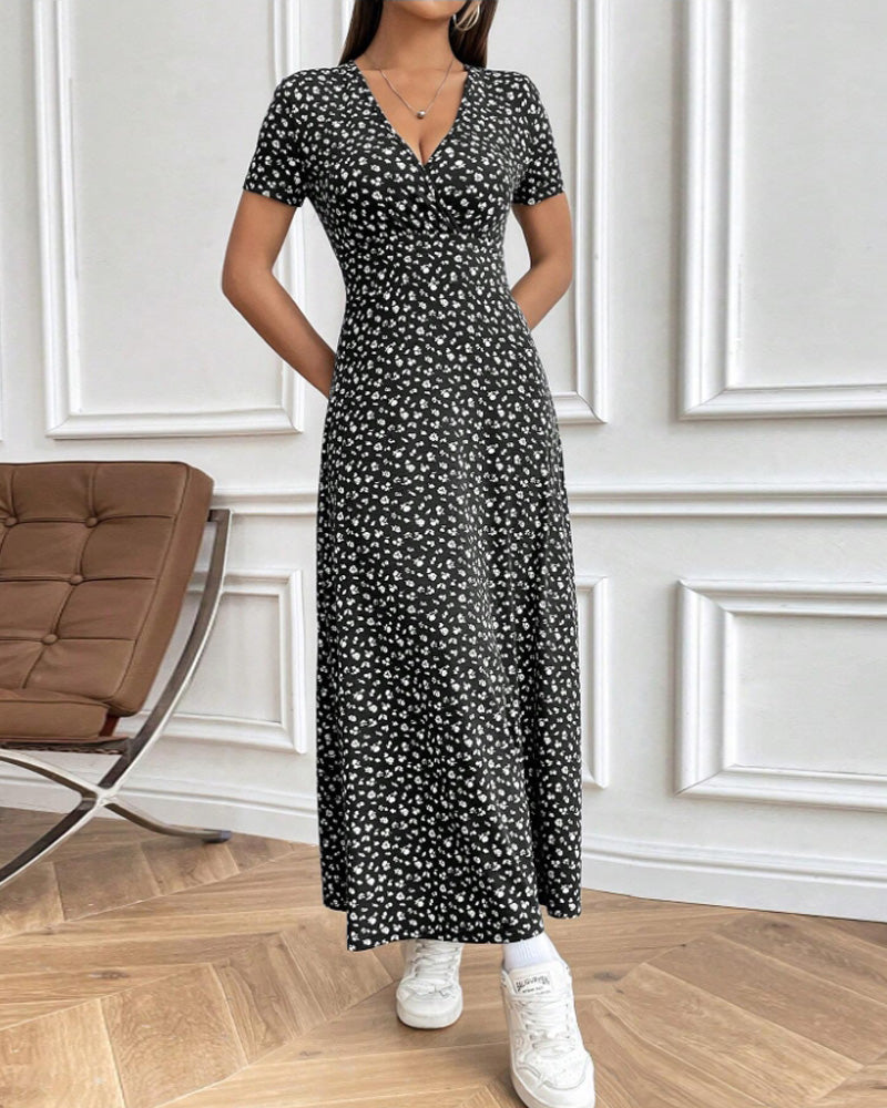 MW | Kleid Sexy Elegant Gemustert