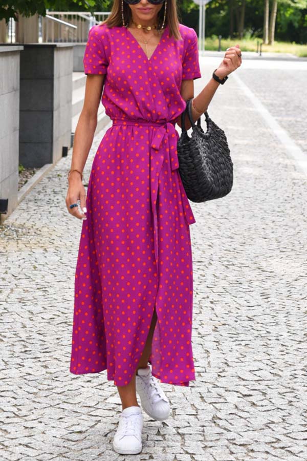 MW | Mittellanger Jumpsuit mit V-Ausschnitt und Schlitz