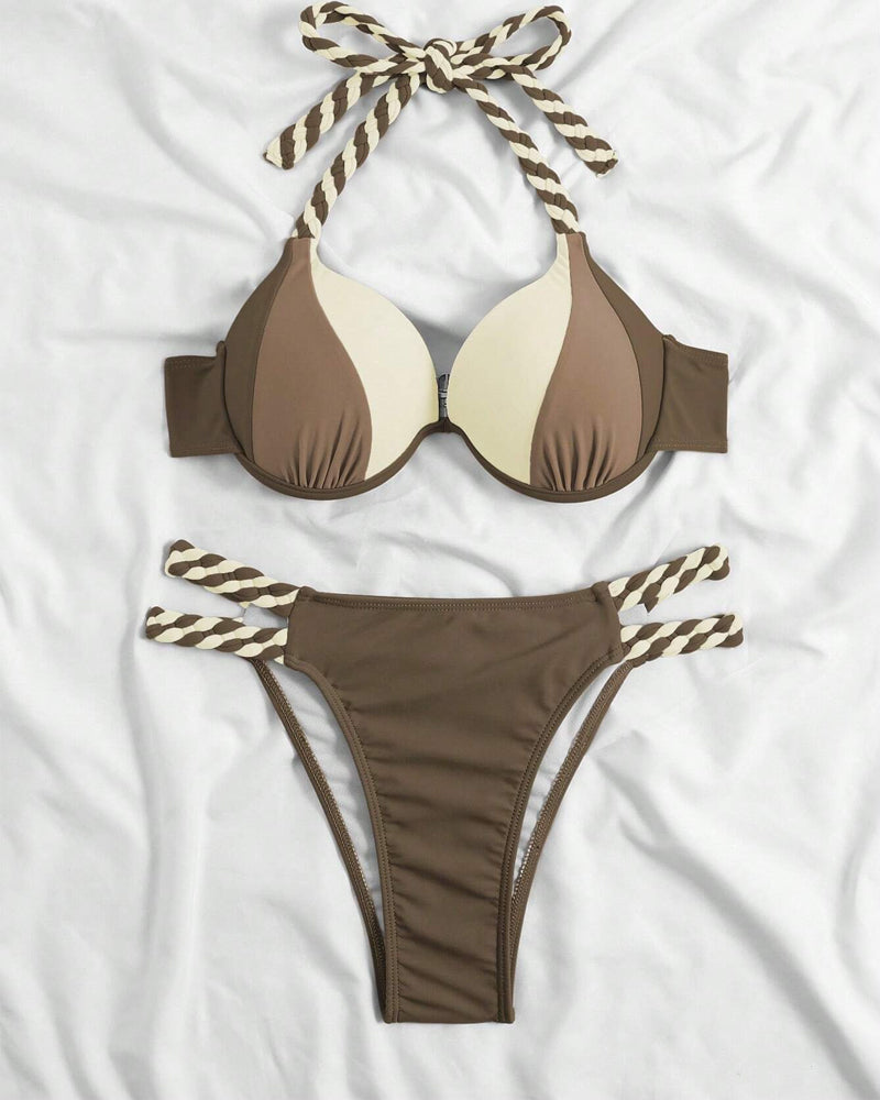 MW | Trendiger & stylischer 2-farbiger Bikini