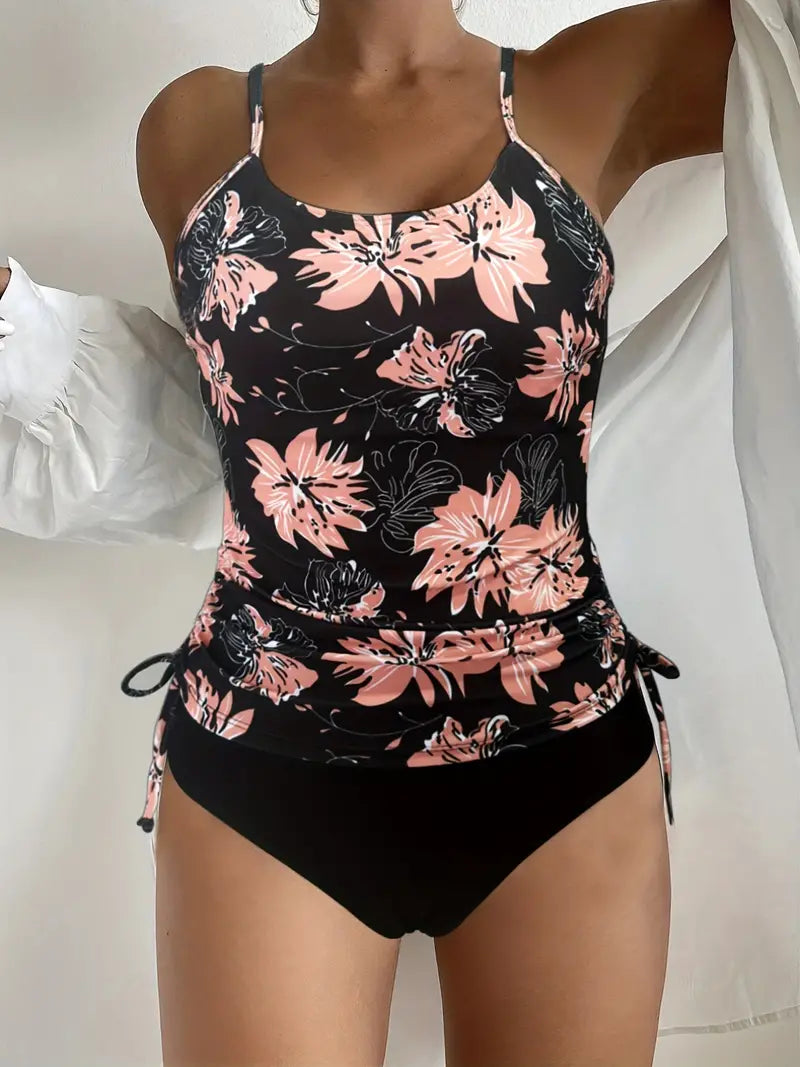 MW | Stilvoller Bikini mit Blumenmuster