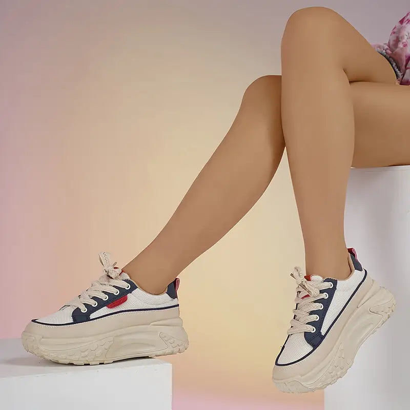 MW | DAMEN TURNSCHUHE MIT PLATEAU