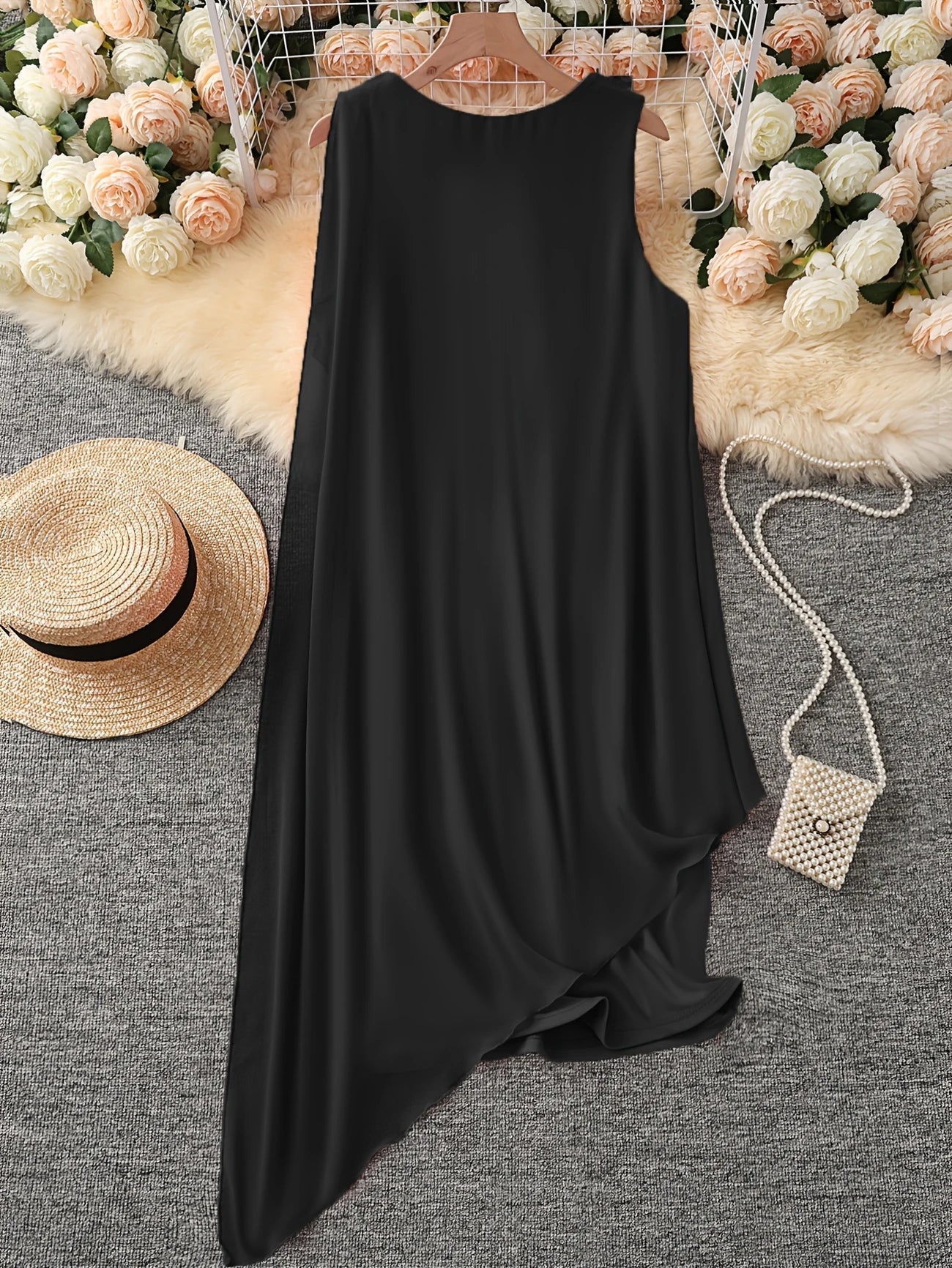 MW | ZEITLOSES ÄRMELLOSES MIDIKLEID