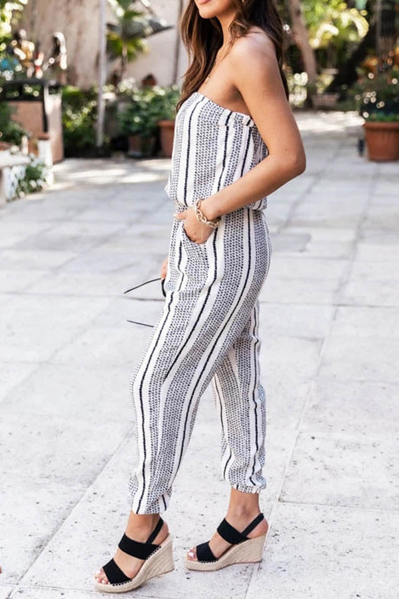 MW | Statement Style Streifen Jumpsuit