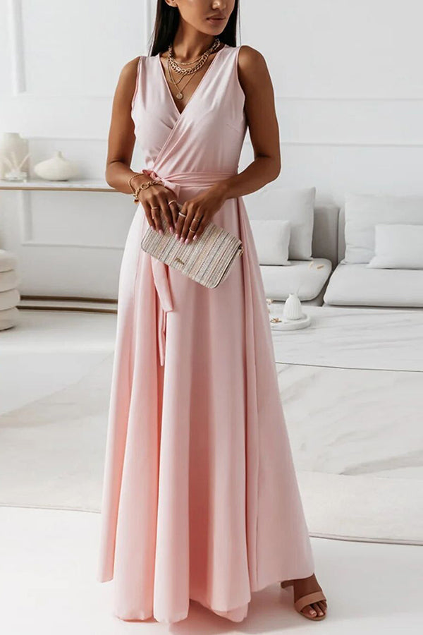 MW | Wickelträger-Maxikleid