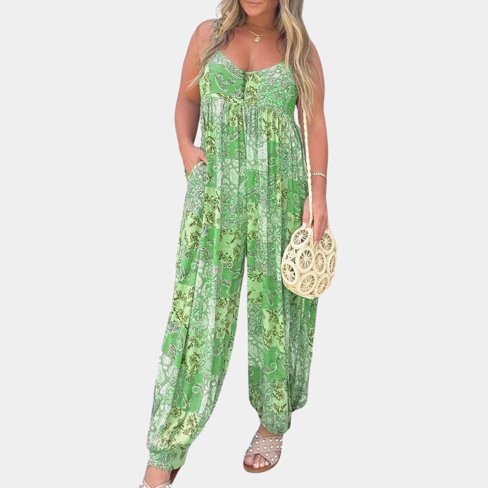 MW | Damen Sommer Jumpsuit im Boho-Stil