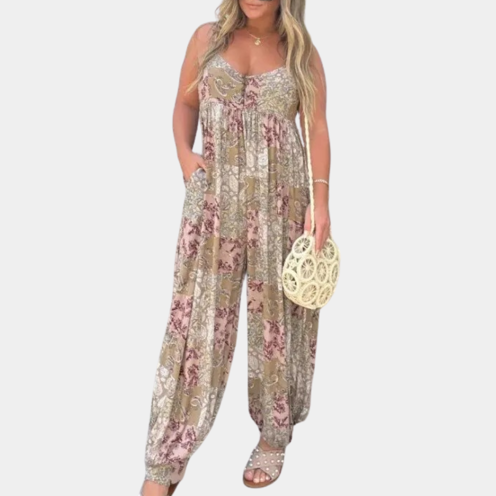 MW | Damen Sommer Jumpsuit im Boho-Stil