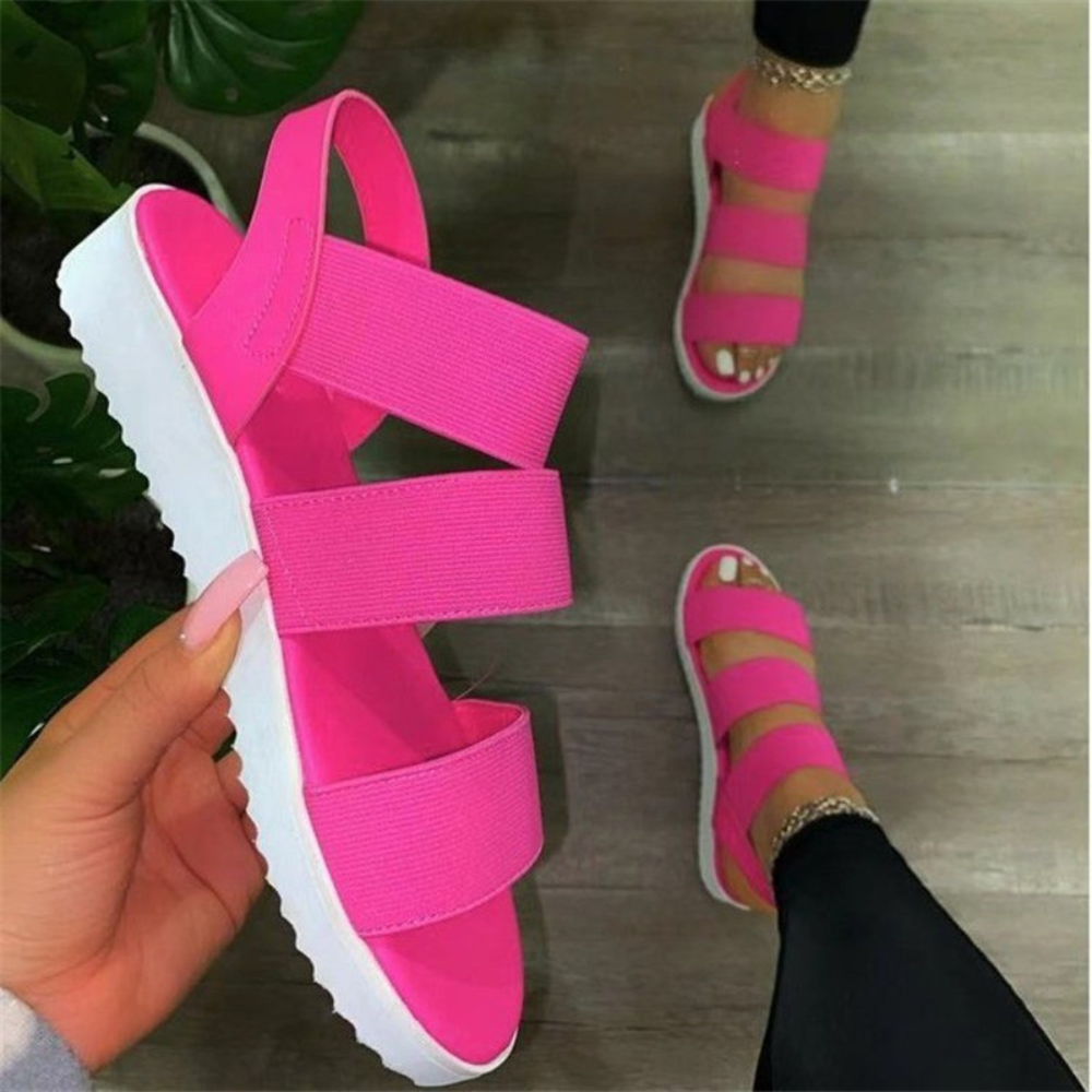MW | | Elegante und bequeme Damensandalen mit eleganten Riemchen