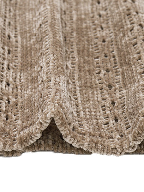 MW | Vintage Braunes langärmeliges Pullover-Minikleid