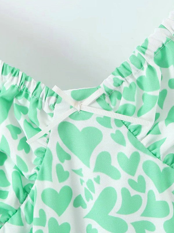MW | Bedrucktes rückenfreies Tank-Minikleid