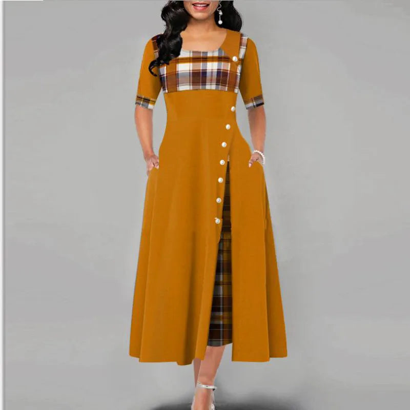 MW | Kleid mit Knopfdetails