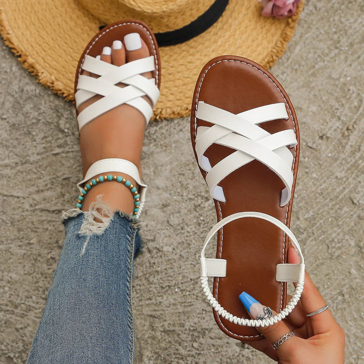 MW | - Elegante orthopädische Sandalen
