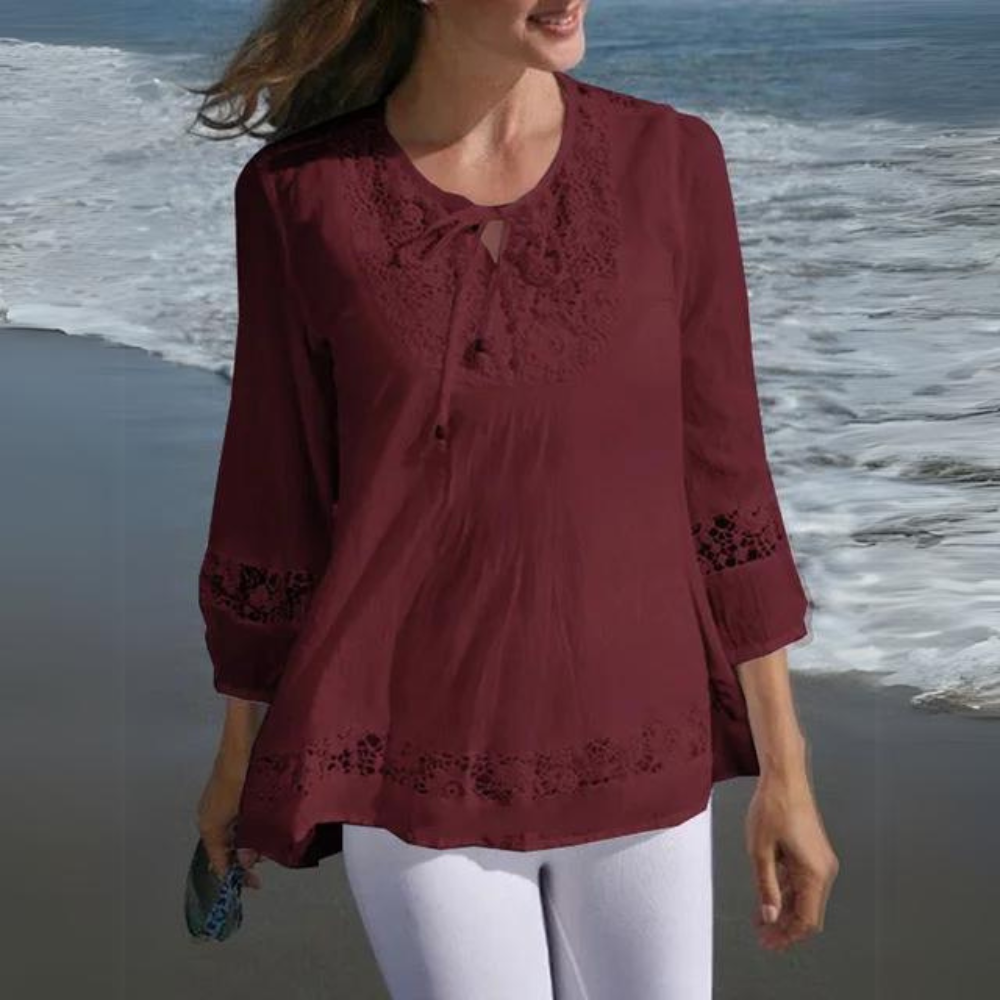 MW | Elegante Bluse aus Spitze