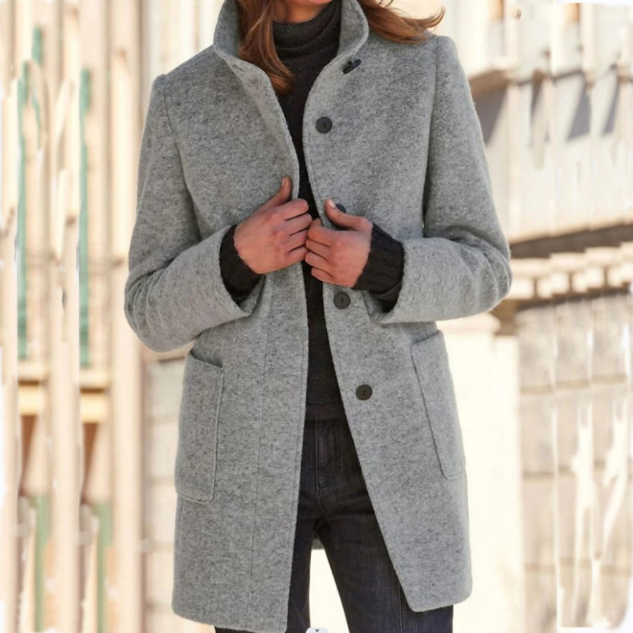 MW | Stilvoller & eleganter Button-Down-Mantel