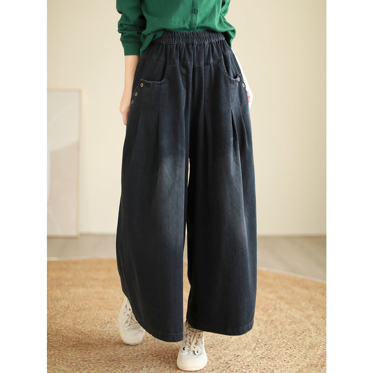 MW | Einfache und atmungsaktive lockere Hose