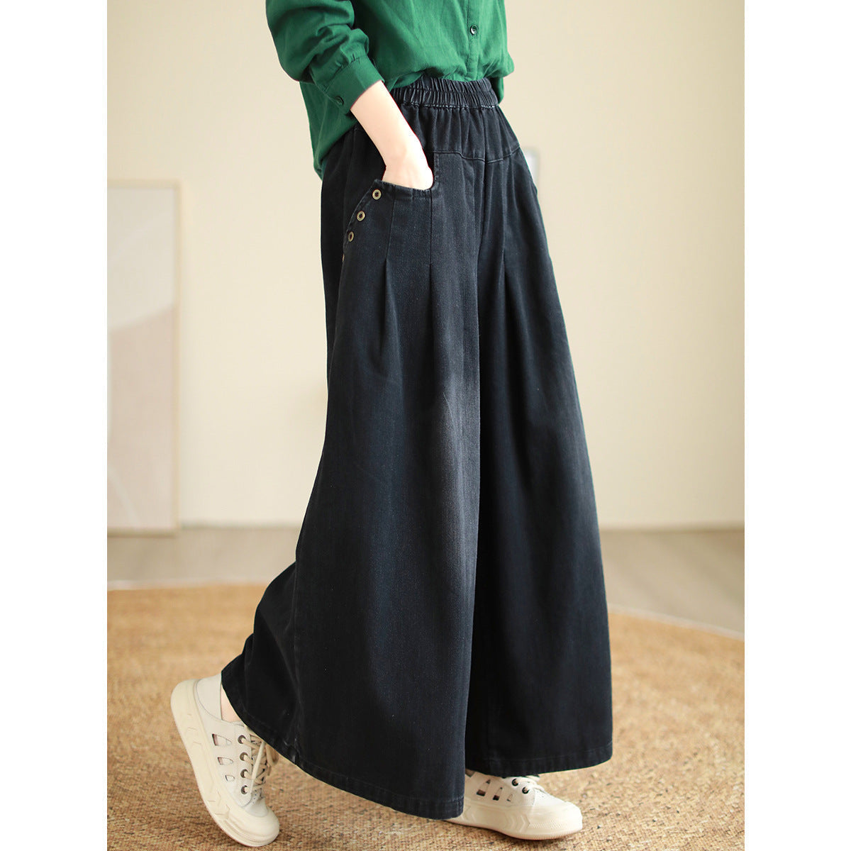 MW | Einfache und atmungsaktive lockere Hose