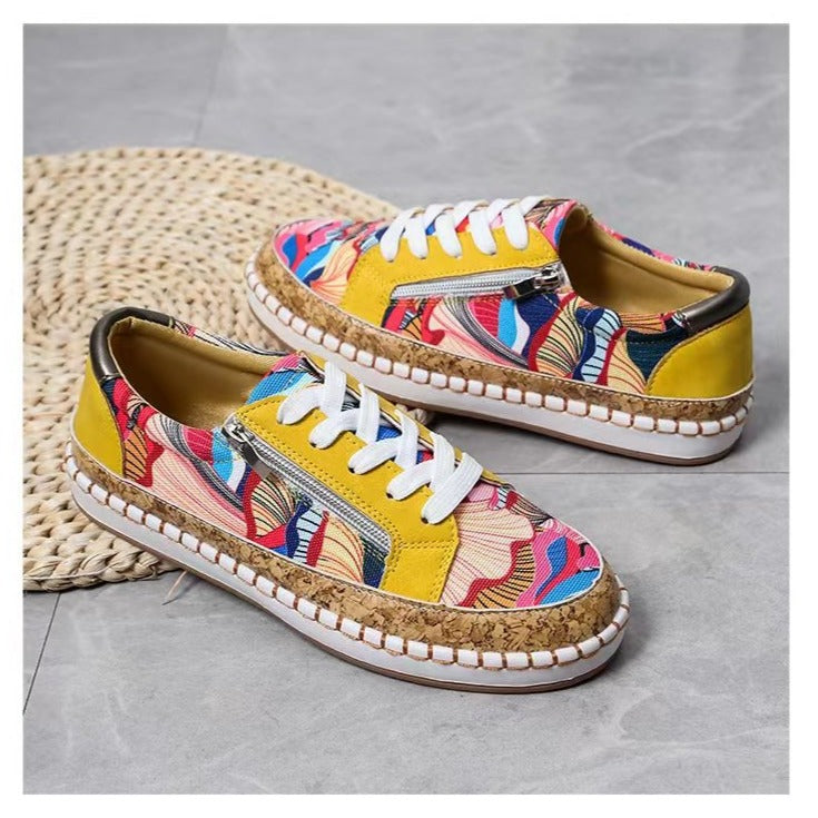 MW | Einfache Turnschuhe mit Blumen