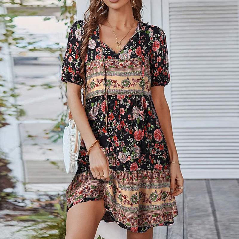 MW | Baumwoll-Minikleid für Sommerkomfort