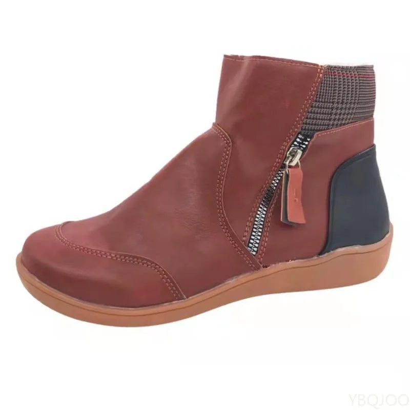 Lässige und stützende orthopädische Stiefel