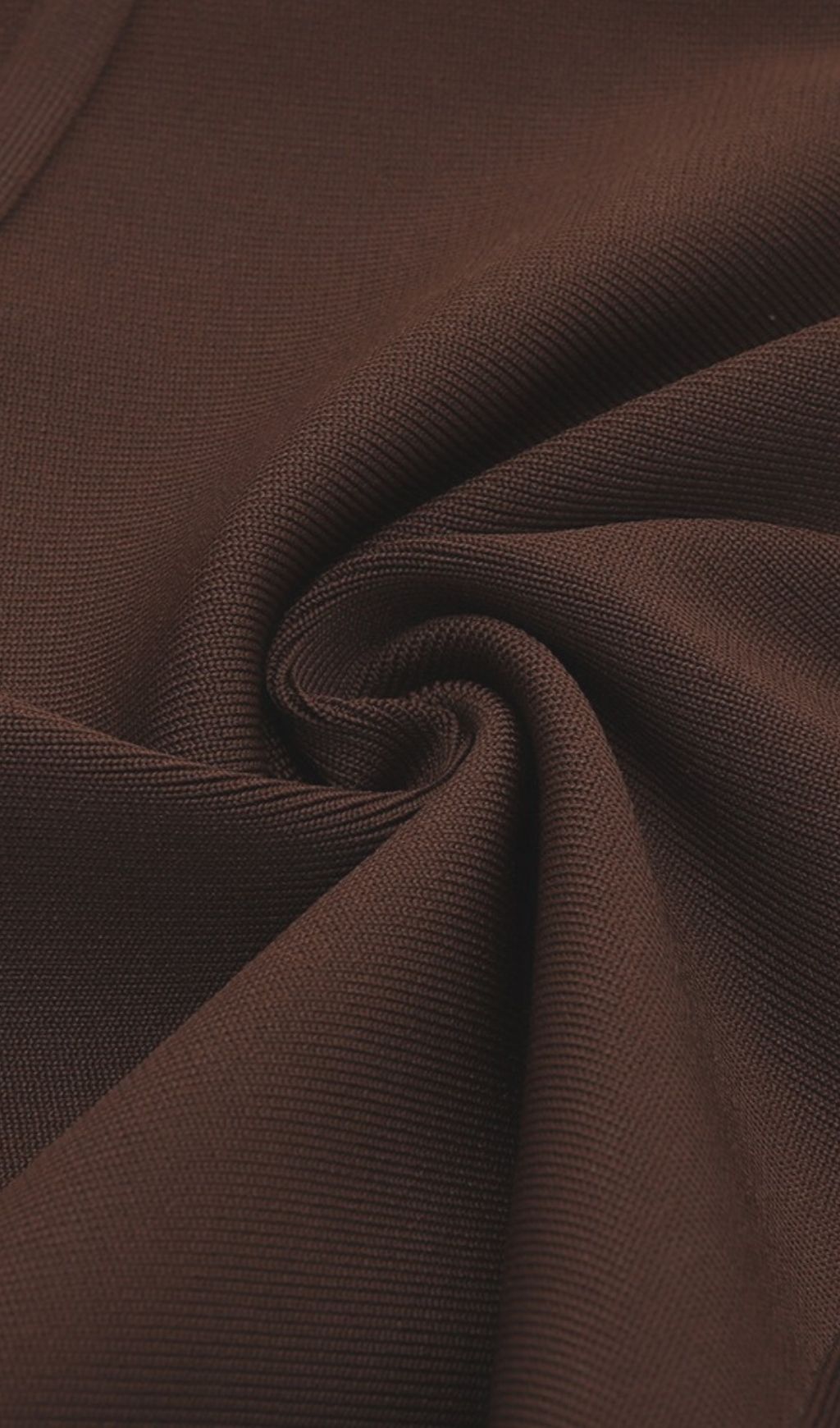 MW | TRÄGERLOSES BANDAGE-MINIKLEID IN BRAUN