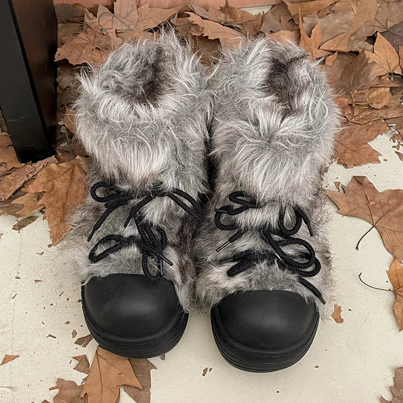 Lässige und stützende orthopädische Stiefel