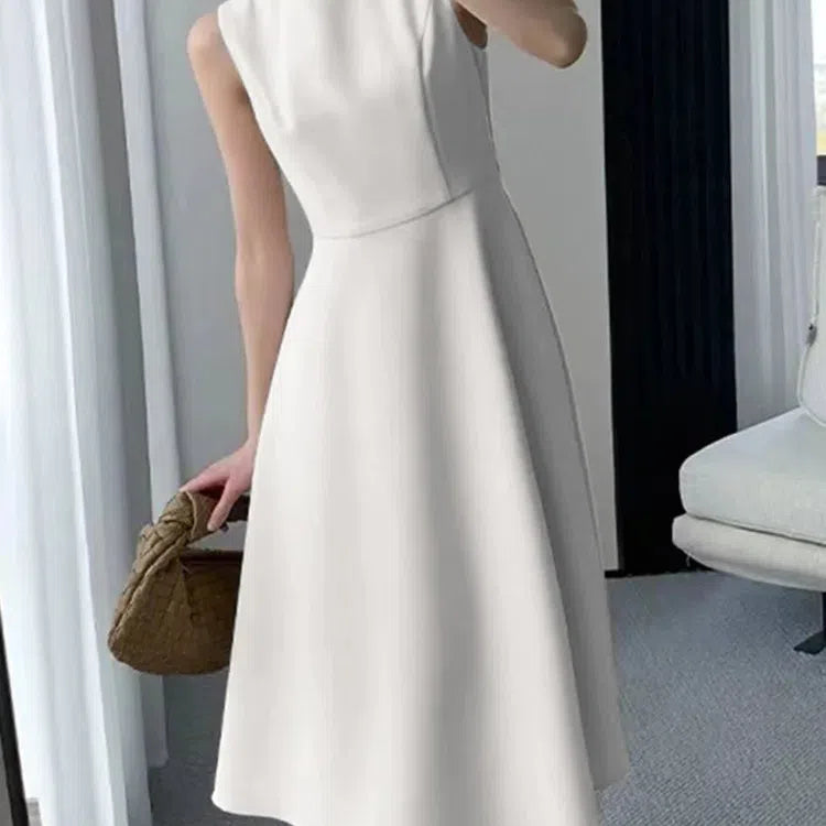 MW | ZANZEA Beiläufige O-Ausschnitt Tank Midi Kleid Frauen Elegante Sommer Sonnenkleid