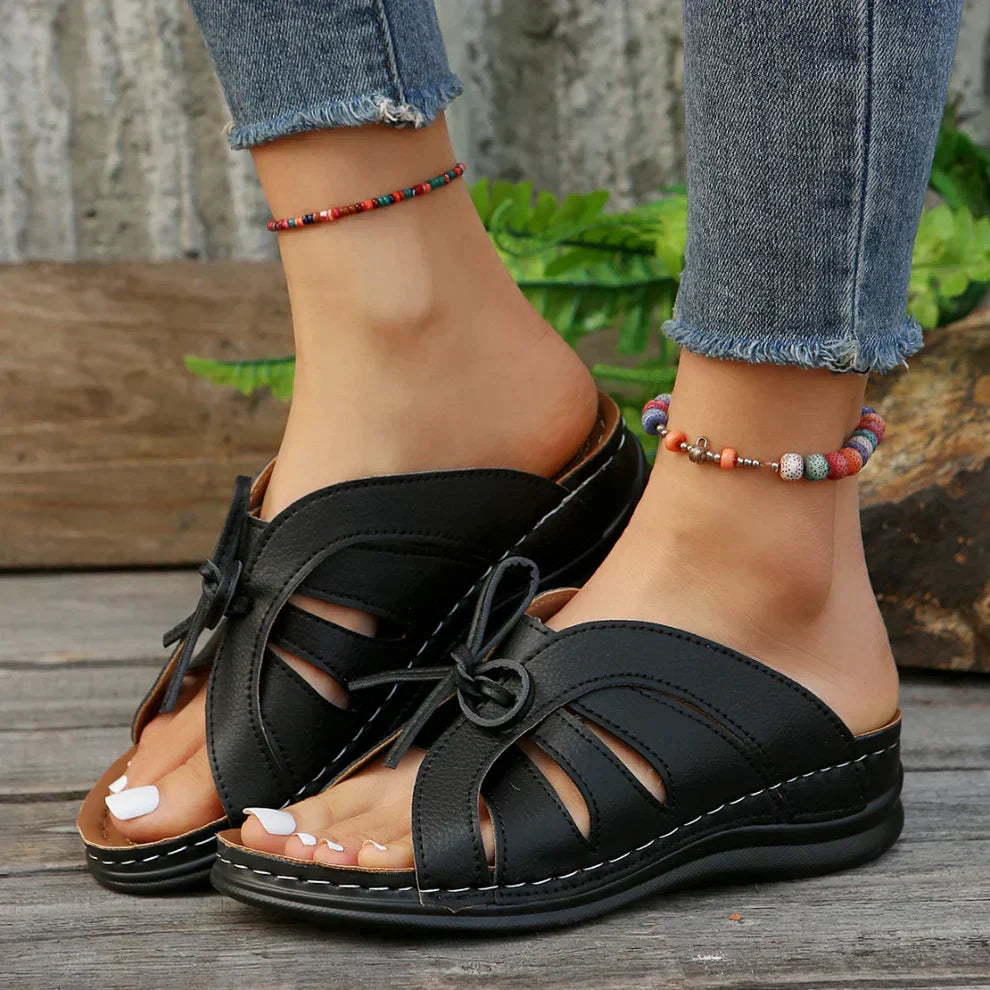 MW | | Bequeme Sandalen mit Schleife