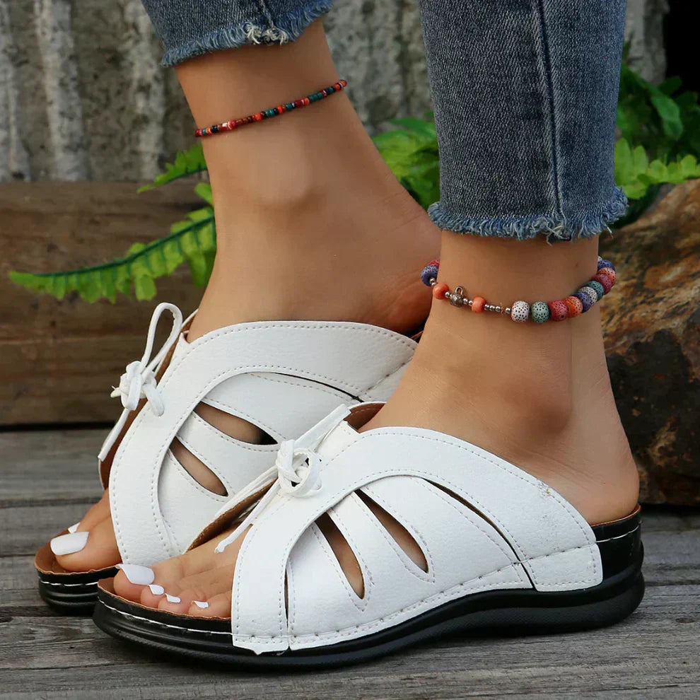 MW | | Bequeme Sandalen mit Schleife