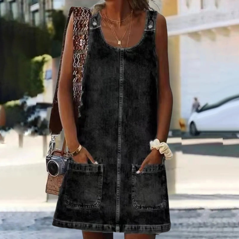 MW | ÄRMELLOSES MINIKLEID.