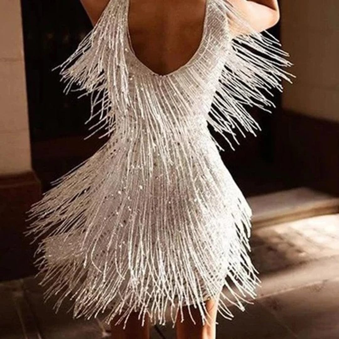 MW | Quasten-Minikleid Ideal für Partys